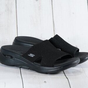 Skechers Gowalk Arch Fit - Worthy Slide Black 9 B (M)